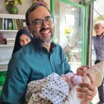 حضور مجری صداوسیما در خیریه انصارالرسول کرمان برای عقیقه